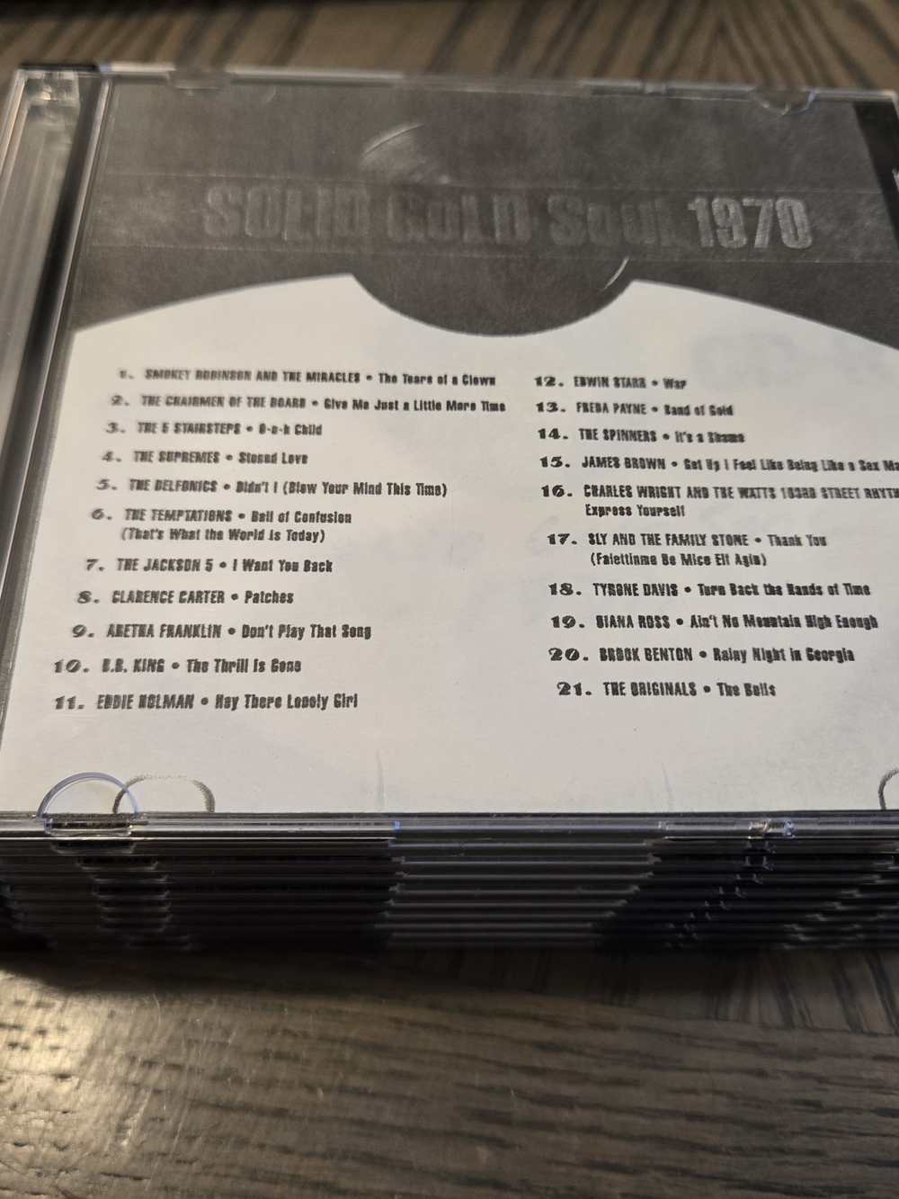 Time Life Music SOLID GOLD SOUL CD Set Lot Of 10 DISCS 1970-1979 Aretha Stevie